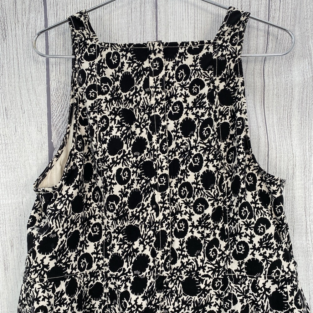 Maeve Dress Womens Plus 1X Black White Seashell Sleeveless Volume Hip Mini - Picture 3 of 16